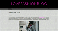 Desktop Screenshot of lovefashionblog.com