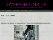 Tablet Screenshot of lovefashionblog.com